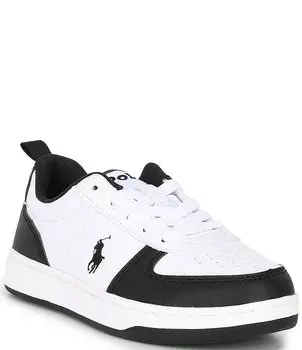 Кроссовки Polo Court II для мальчиков (для малышей) Polo Ralph Lauren, белый