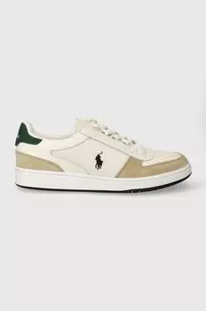 Кроссовки POLO CRT из ПП Polo Ralph Lauren, бежевый