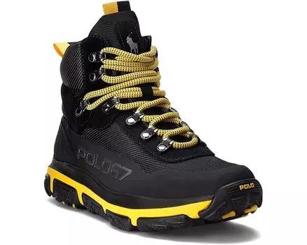 Кроссовки Polo Ralph Lauren Adventure 300 Mid High-Top Sneaker, цвет Black/Yellowfin