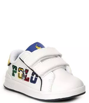 Кроссовки Polo Ralph Lauren для мальчиков Heritage Court III с рисунком EZ (для младенцев), белый