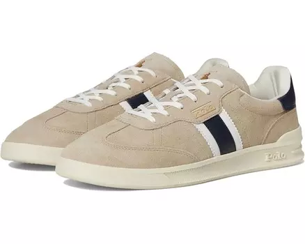 Кроссовки Polo Ralph Lauren Heritage Aera Suede Sneakers, цвет Milkshake/Navy/White