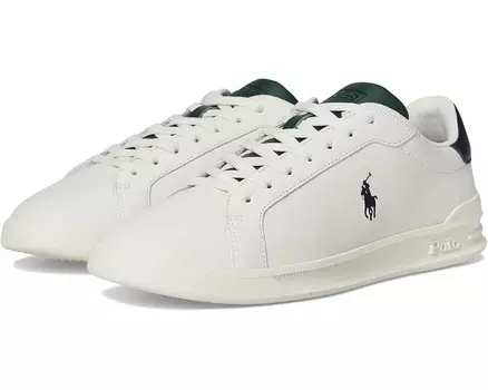 Кроссовки Polo Ralph Lauren Heritage Court II Leather Sneakers, цвет White/Navy/Forest