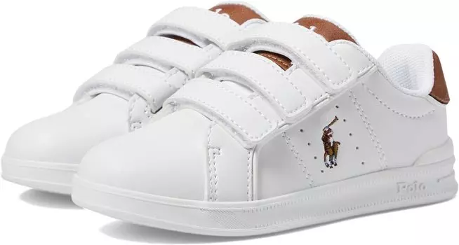 Кроссовки Polo Ralph Lauren Heritage Court III EZ, цвет White/Tan