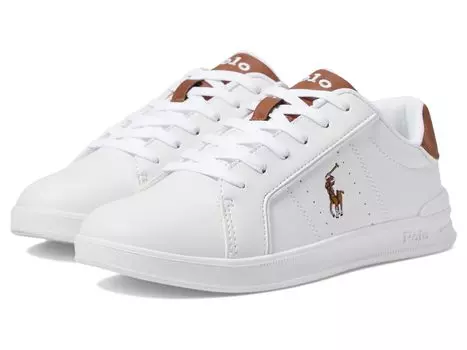 Кроссовки Polo Ralph Lauren Kids Heritage Court III, цвет White/Tan