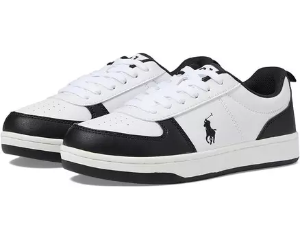 Кроссовки Polo Ralph Lauren Kids Polo Court II, черный/белый