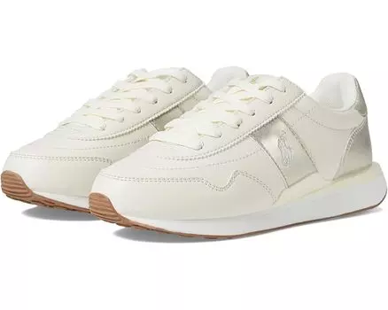 Кроссовки Polo Ralph Lauren Kids Train 89 Sport, цвет Cream/Soft Gold