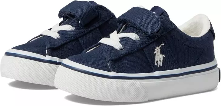 Кроссовки Polo Ralph Lauren Sayer PS, цвет Navy Canvas/Paperwhite Pony Player