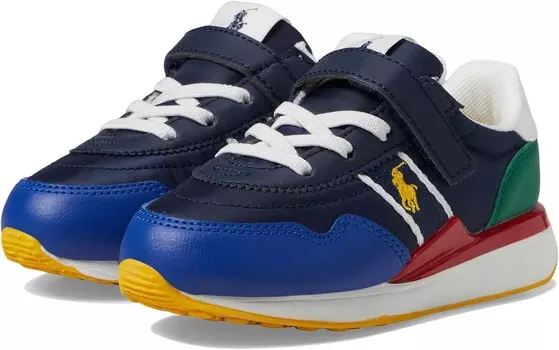 Кроссовки Polo Ralph Lauren Train 89 Sport PS, цвет Navy/Multi/Yellow