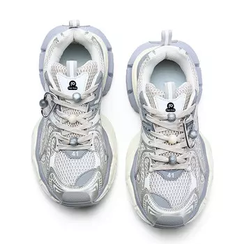 Кроссовки PONGFINITY Chunky Sneakers Unisex Low-top Silver, бежевый