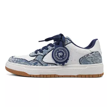 Кроссовки PONGFINITY Skateboarding Shoes Unisex Low-top, синий