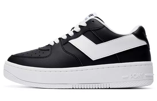 Кроссовки PONY Lighting Skateboarding Shoes Unisex Low-top Black, черный