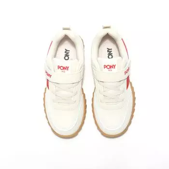 Кроссовки PONY RACER Kids Lifestyle Shoes Kids Low-top White/Red, белый