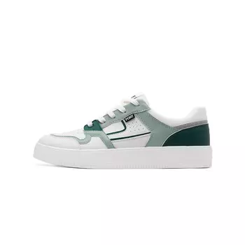 Кроссовки PONY Skateboarding Shoes Unisex Low-top White/green, зеленый