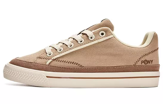 Кроссовки PONY Skateboarding Shoes Unisex Low-top Brown, цвет Coffee