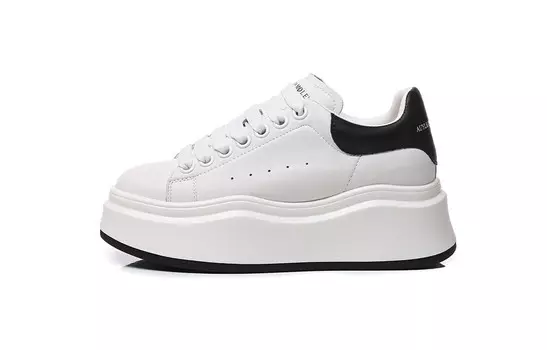 Кроссовки POOQ Skateboarding Shoes Women's Low-top, бежевый/черный