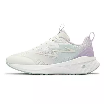 Кроссовки Popping Foam Running Shoes Women's Low-Top Feathers White/Light Vinage Purple 361°