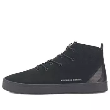 Кроссовки porsche design x meister mid 'jet black' Puma, черный