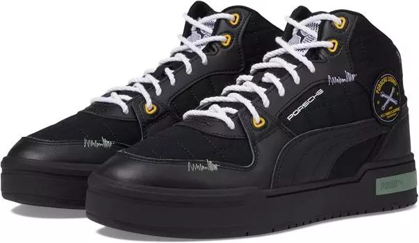 Кроссовки Porsche Legacy California Pro Mid Garage Crew PUMA, цвет Puma Black/Puma Black