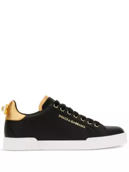 Кроссовки Portofino DOLCE & GABBANA, черный