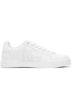 Кроссовки Portofino из телячьей кожи Dolce&Gabbana, мультиколор