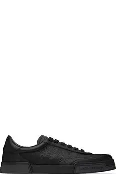 Кроссовки Portofino Yacht из черной телячьей кожи Dolce&Gabbana