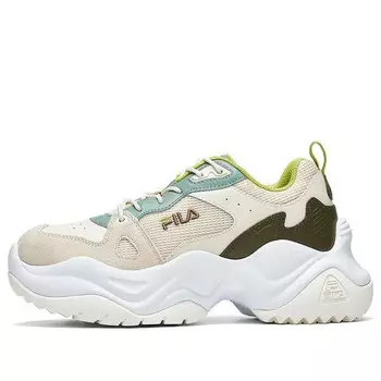 Кроссовки pose 'white green' Fila, белый