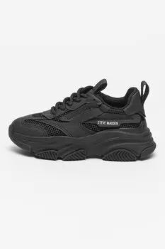 Кроссовки Possession с сетчатыми вставками Steve Madden, черный