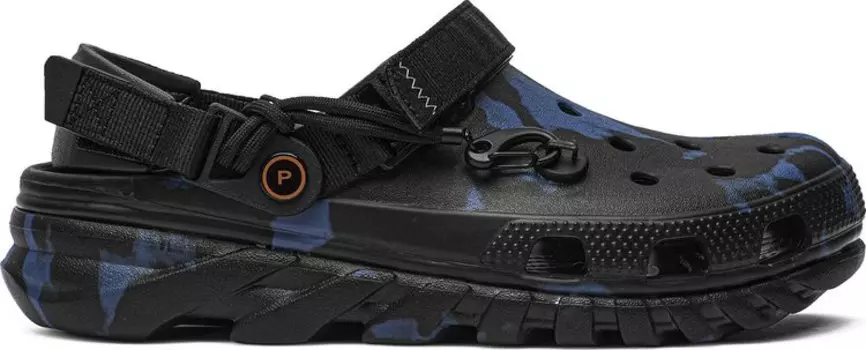 Кроссовки Post Malone x Duet Max Clog Blue Camo, черный