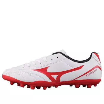 Кроссовки potrero wide ag short nail soccer shoes white/red Mizuno, белый