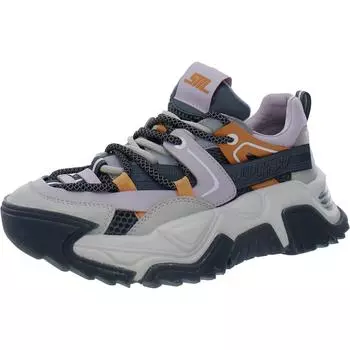 Кроссовки Power Womens Lifestyle Chuncky Casual и Fashion Steve Madden, оранжевый/розовый