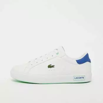 Кроссовки Powercourt 124 1 SUJ (GS) Lacoste, цвет white/blue