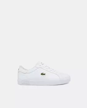 Кроссовки Powercourt для девочек Lacoste, белый