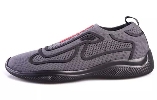 Кроссовки Prada America's Cup Slip On, черный