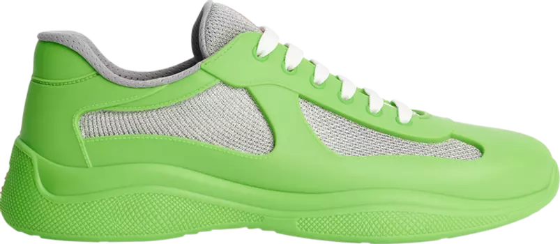 Кроссовки Prada America's Cup 'Soft Rubber - Apple Green', зеленый