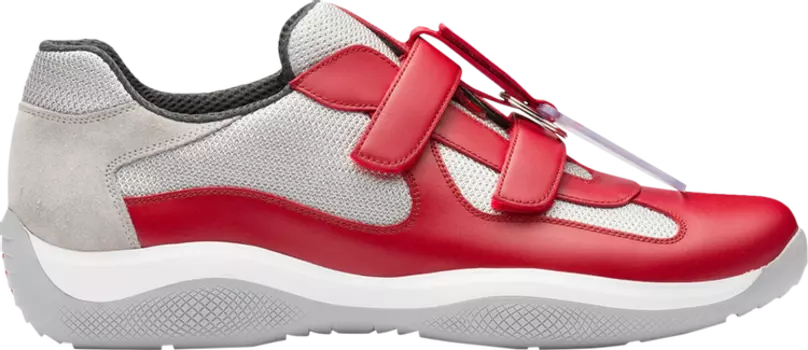 Кроссовки Prada Americas Cup Red, красный