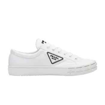 Кроссовки Prada Cassetta Wheel White Nylon2021, белый