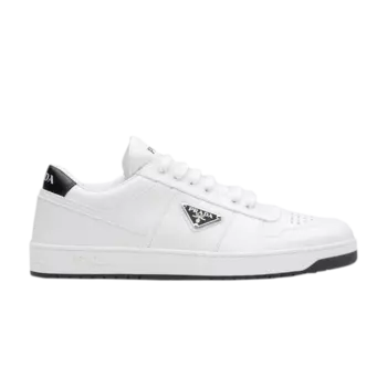Кроссовки Prada Downtown Leather 'White Black', белый