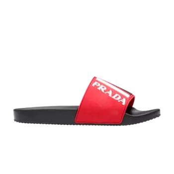 Кроссовки Prada Poolside Slide 'Red', красный