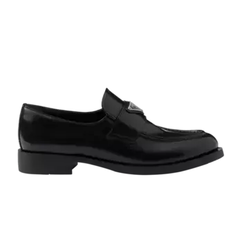 Кроссовки Prada Wmns Brushed Leather Loafer, черный