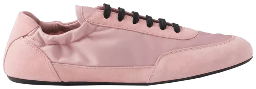 Кроссовки Prada Wmns Collapse Re-Nylon and Suede Sneaker 'Peach', розовый