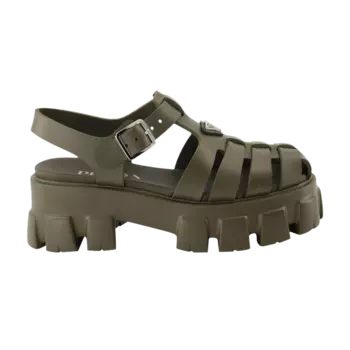 Кроссовки Prada Wmns Foam Rubber Sandal 'Military', зеленый