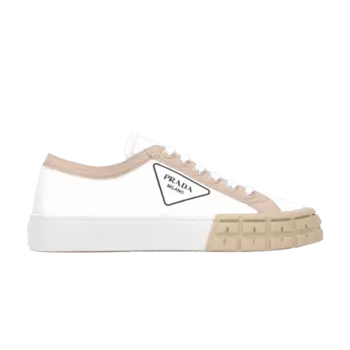 Кроссовки Prada Wmns Gabardine Wheel Low 'White Khaki', белый