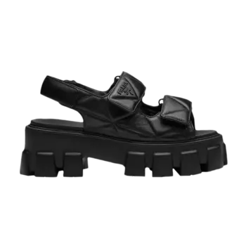 Кроссовки Prada Wmns Monolith Sandal 'Black', черный