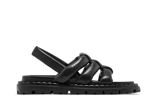 Кроссовки Prada Wmns Nappa Sandal 'Black', черный