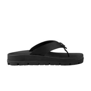 Кроссовки Prada Wmns Rubber Thong Sandal 'Black', черный