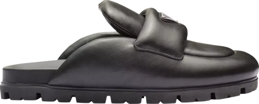 Кроссовки Prada Wmns Soft Padded Nappa Leather Sabots 'Black', черный