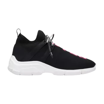 Кроссовки Prada Wmns XY Knit Sneaker 'Black Fluorescent Pink', черный