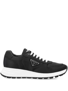 Кроссовки Prax 01 на шнуровке Prada, черный