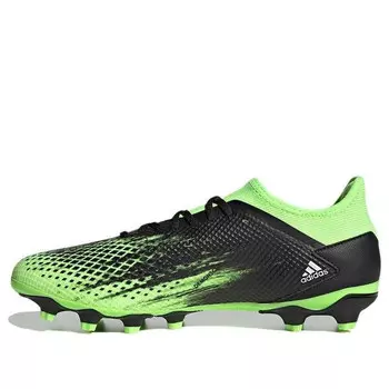 Кроссовки predator 20.3 l mg 'green black' Adidas, зеленый