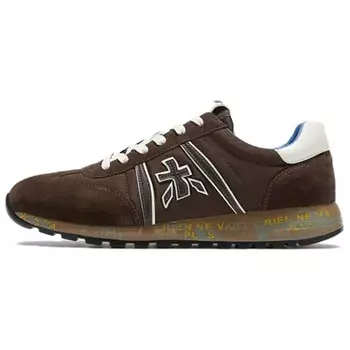 Кроссовки Premiata Lifestyle Shoes Men Low-top Dark Brown, коричневый